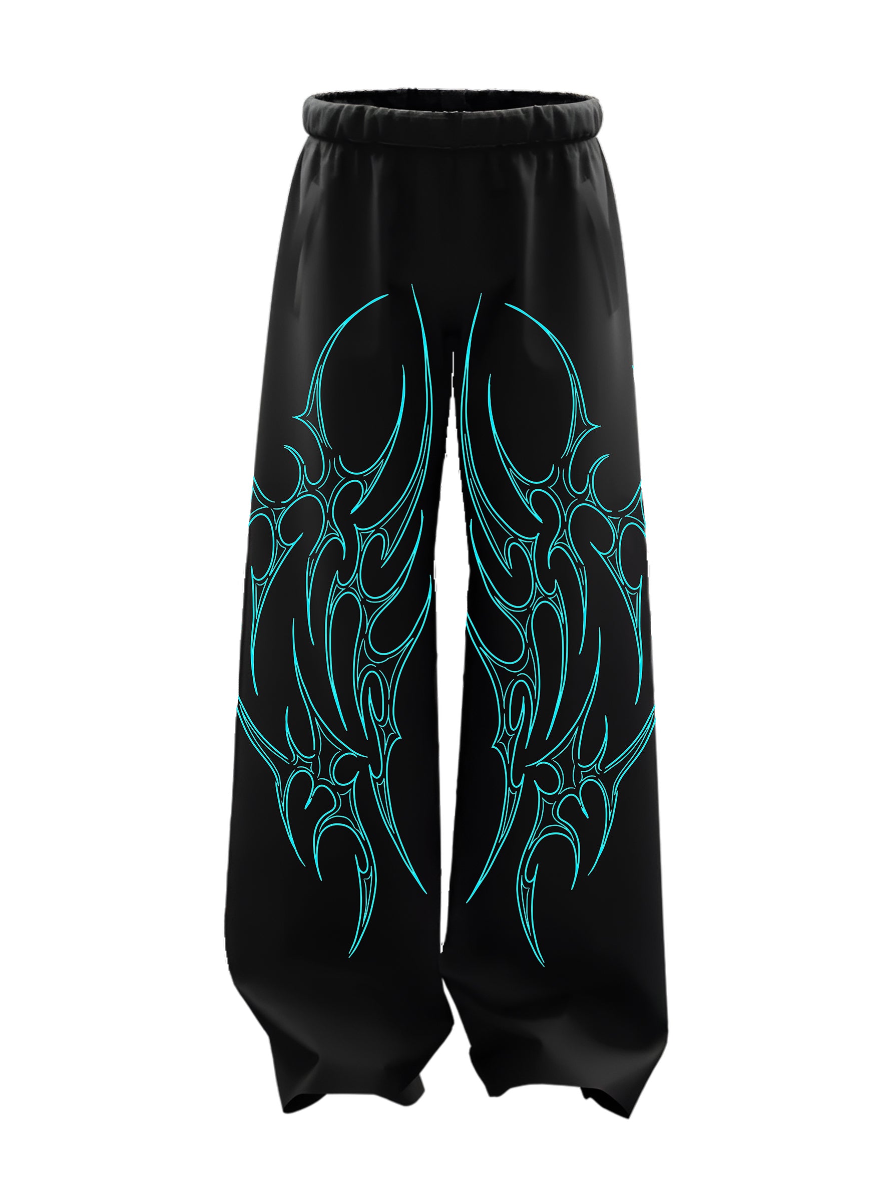Blue Chrome Pants