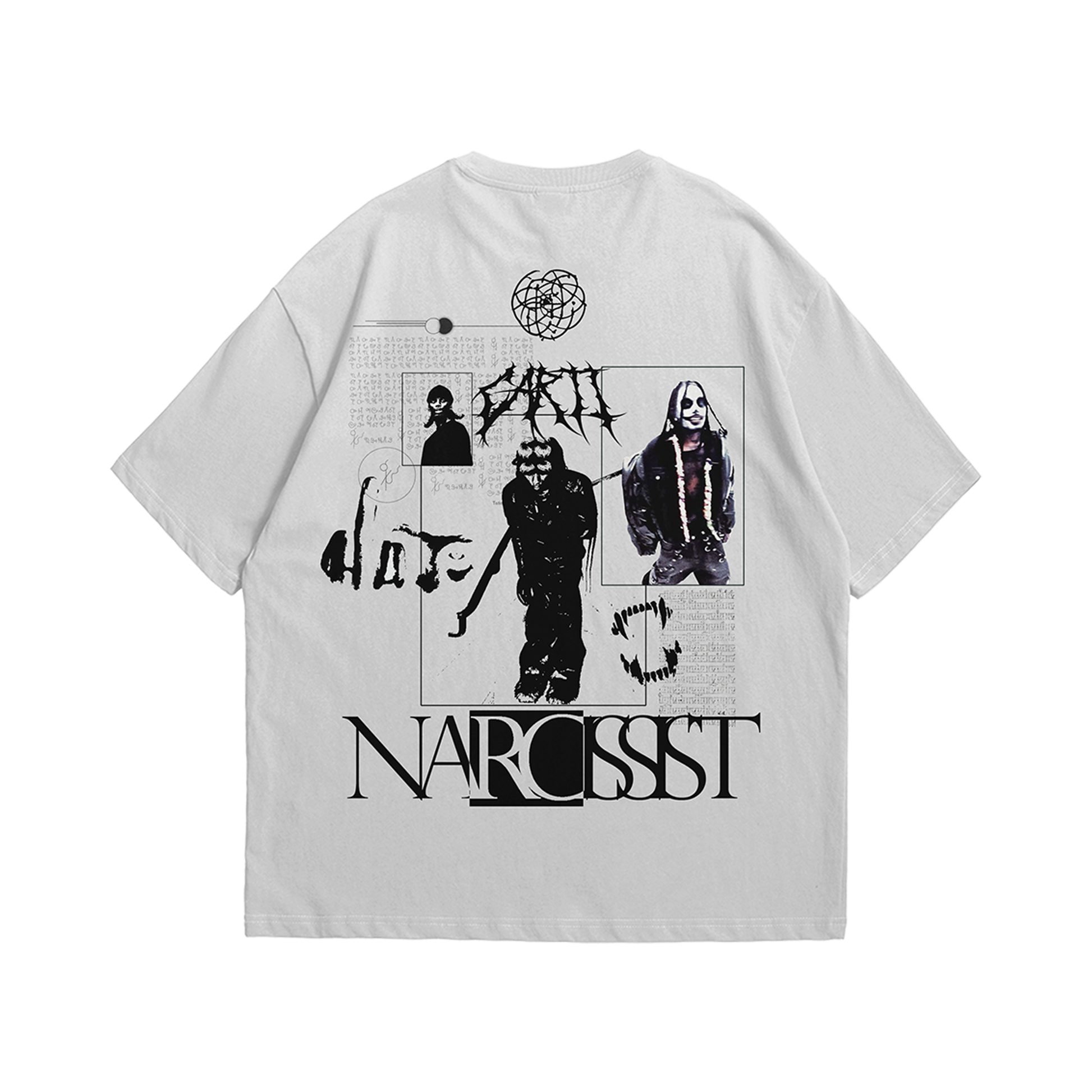 Narcissist carti Designed Oversized T-shirt
