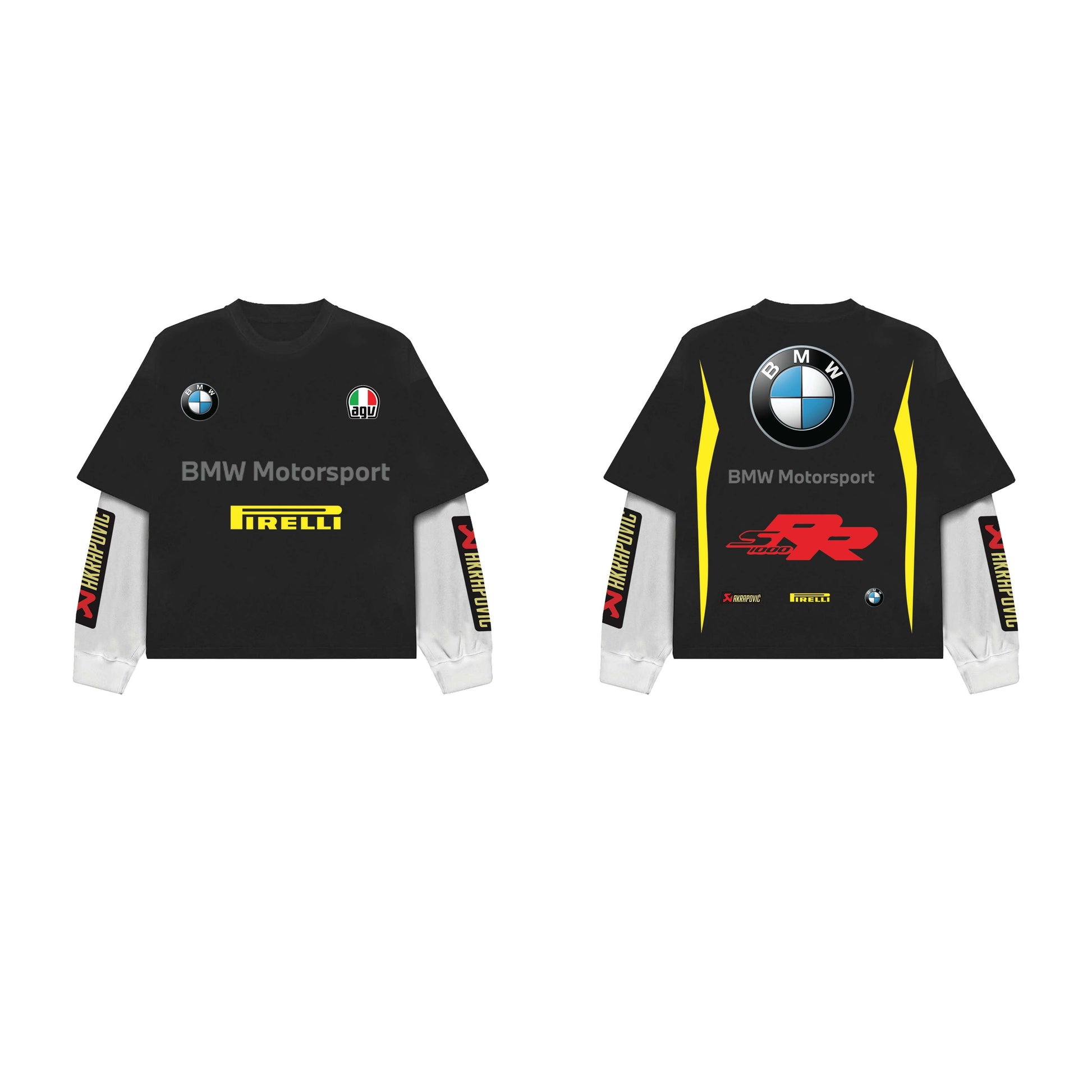 BMW Motorsport B&W LS Oversized Tee
