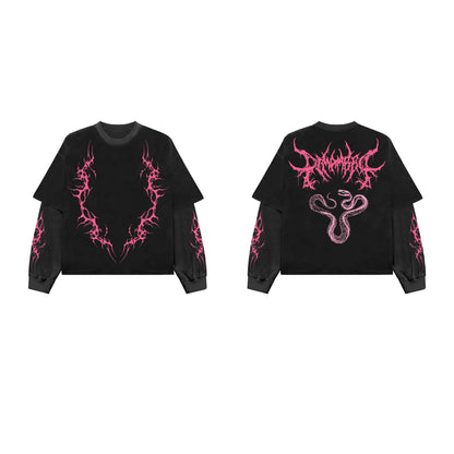 GLICTHBORNE B&G LS OVERSIZED TEE