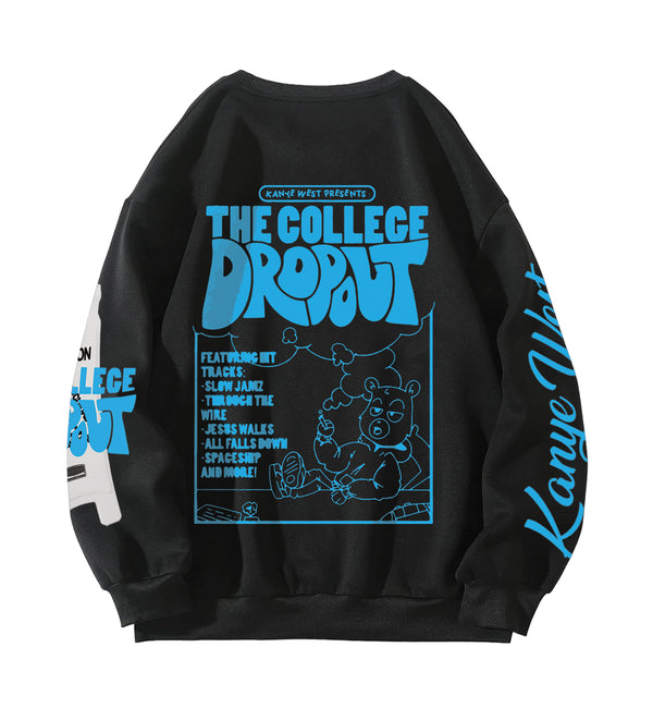 The College Dropout Designed Oversized Sweatshirt