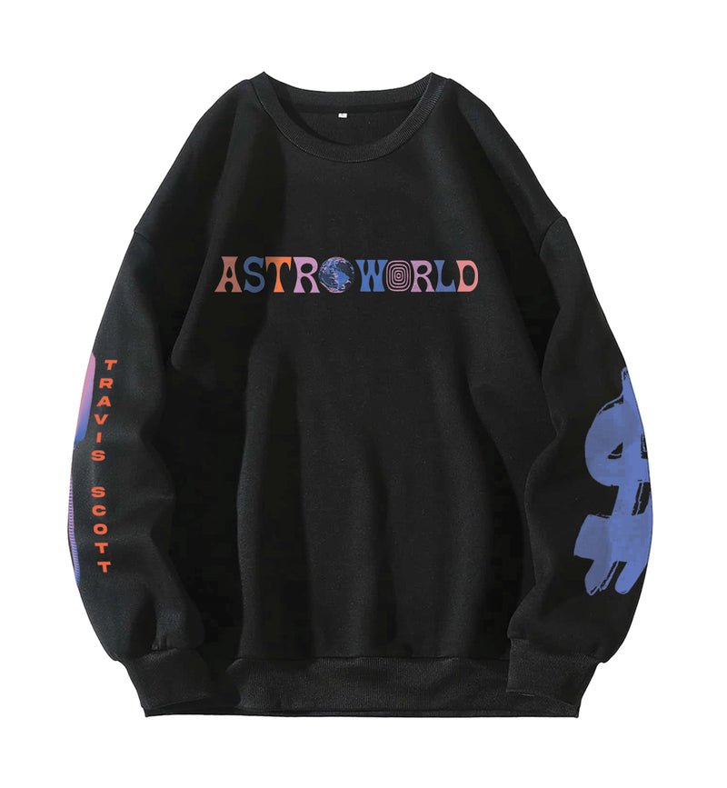 Astro World Designed Oversized Sweatshirt