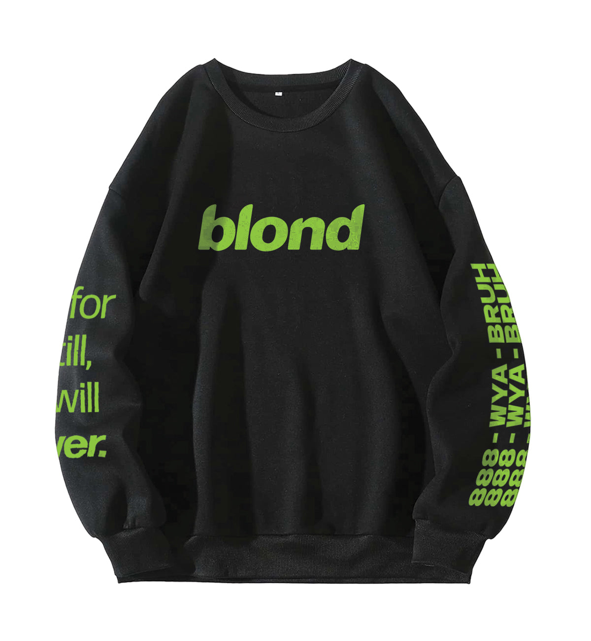 Blond Designed Oversized Sweatshirt