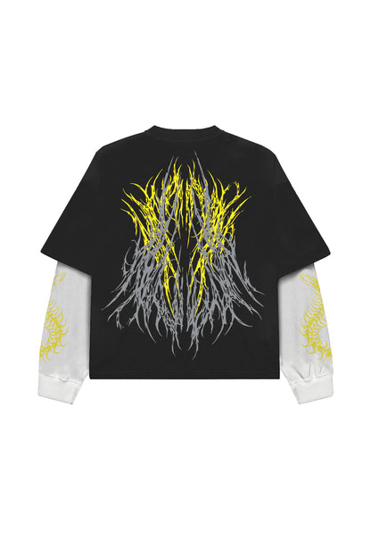 DAGGERBORN B&W LS OVERSIZED TEE