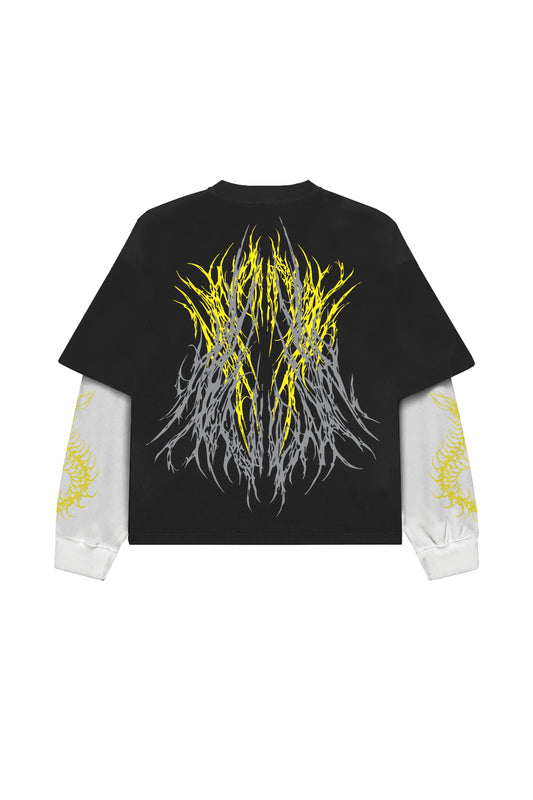 DAGGERBORN B&W LS OVERSIZED TEE