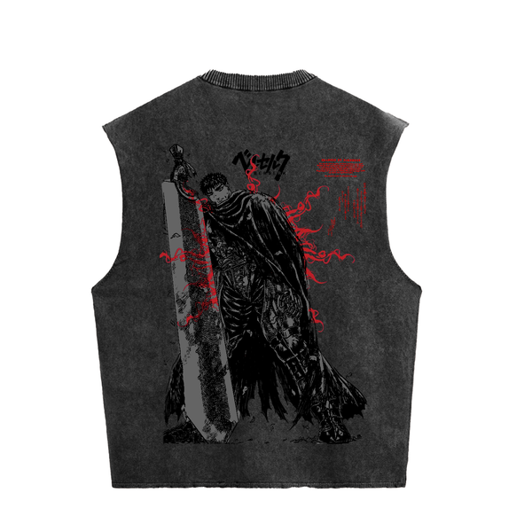 Berserk Stone Washed Vest