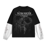 Curse Designed Oversized Long Sleeve T-shirt