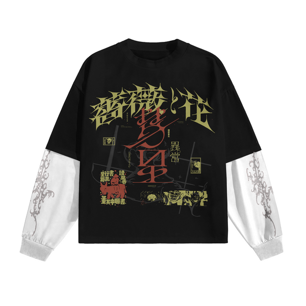 Tokyo Designed Oversized Long Sleeve T-shirt