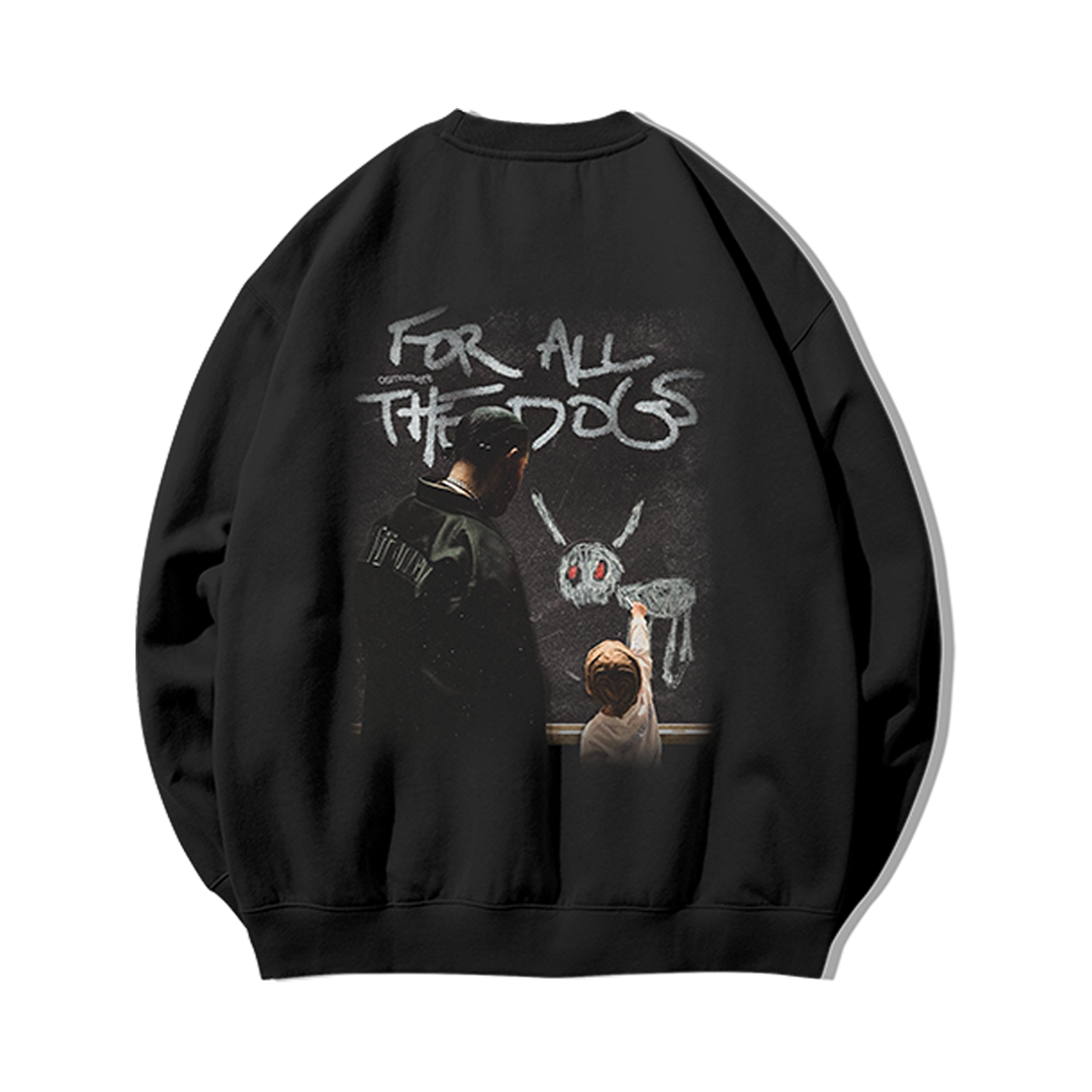 For all the Dogs Designed Oversized Sweatshirt
