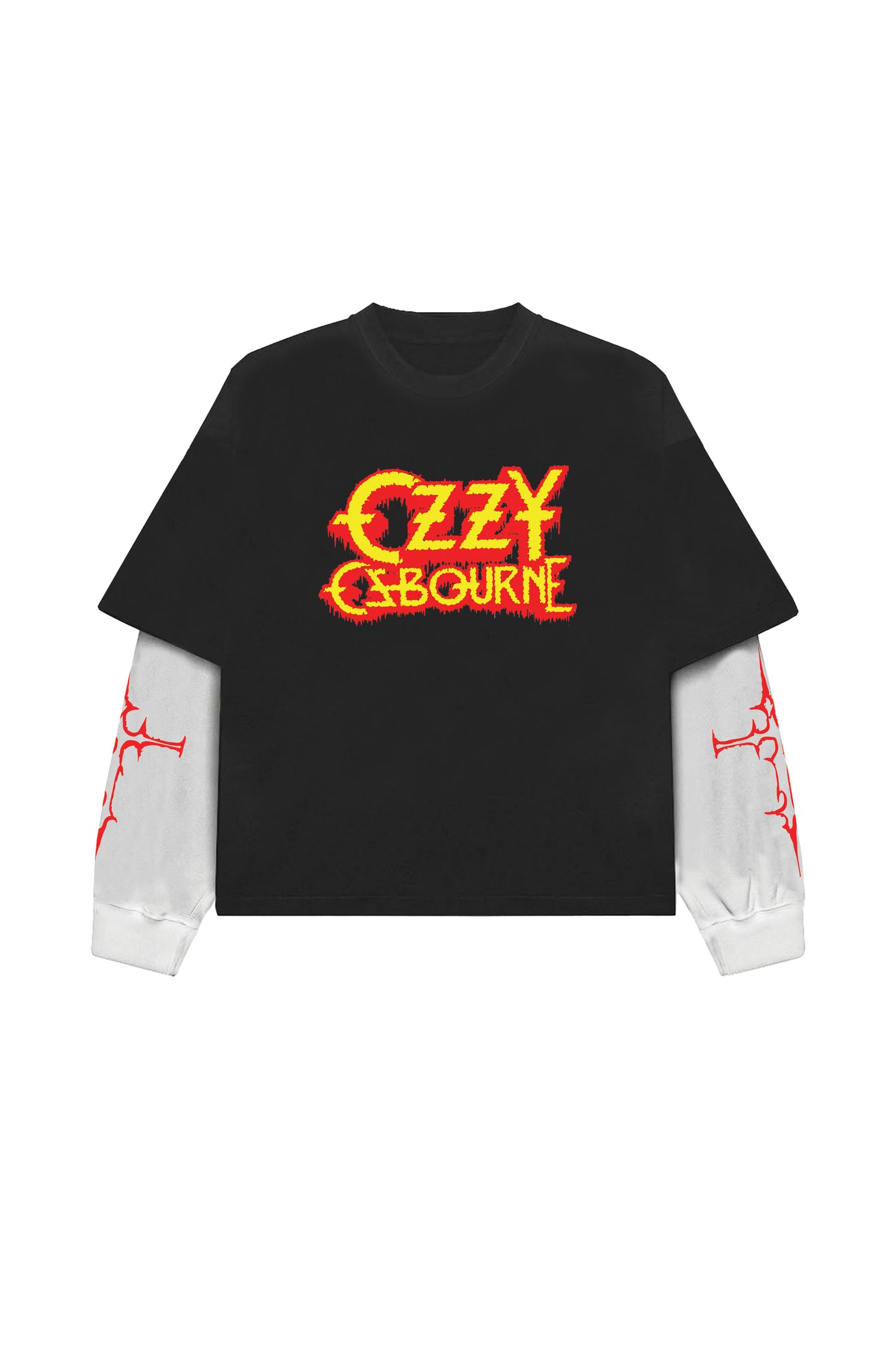 Ozzy Designed Oversized Long Sleeve T-shirt