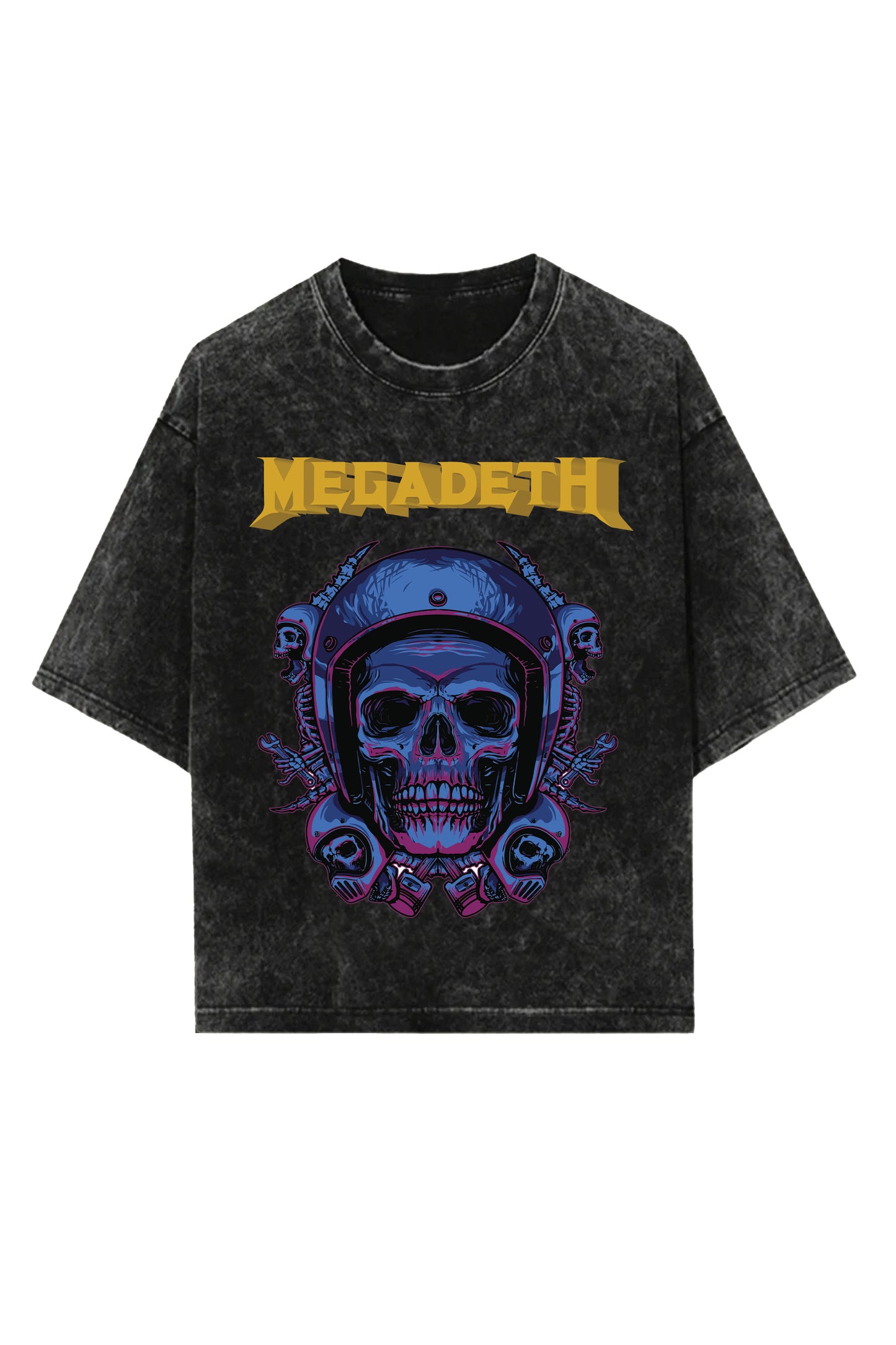 Megadeth Designed Vintage Oversized T-shirt