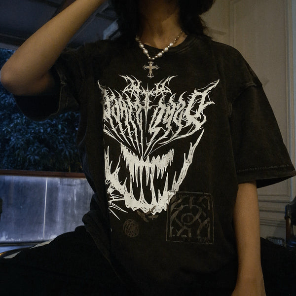 Chaos Designed Vintage Oversized T-shirt