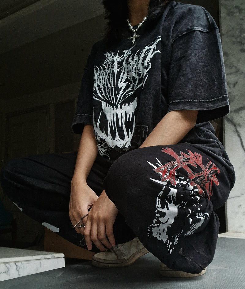 Chaos Designed Vintage Oversized T-shirt