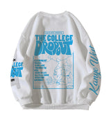 The College Dropout Designed Oversized Sweatshirt