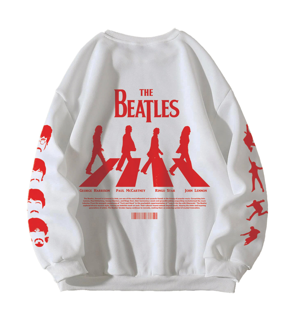The Beatles Designed Oversized Sweatshirt – Osmostreet