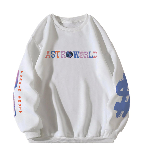 Astro World Designed Oversized Sweatshirt