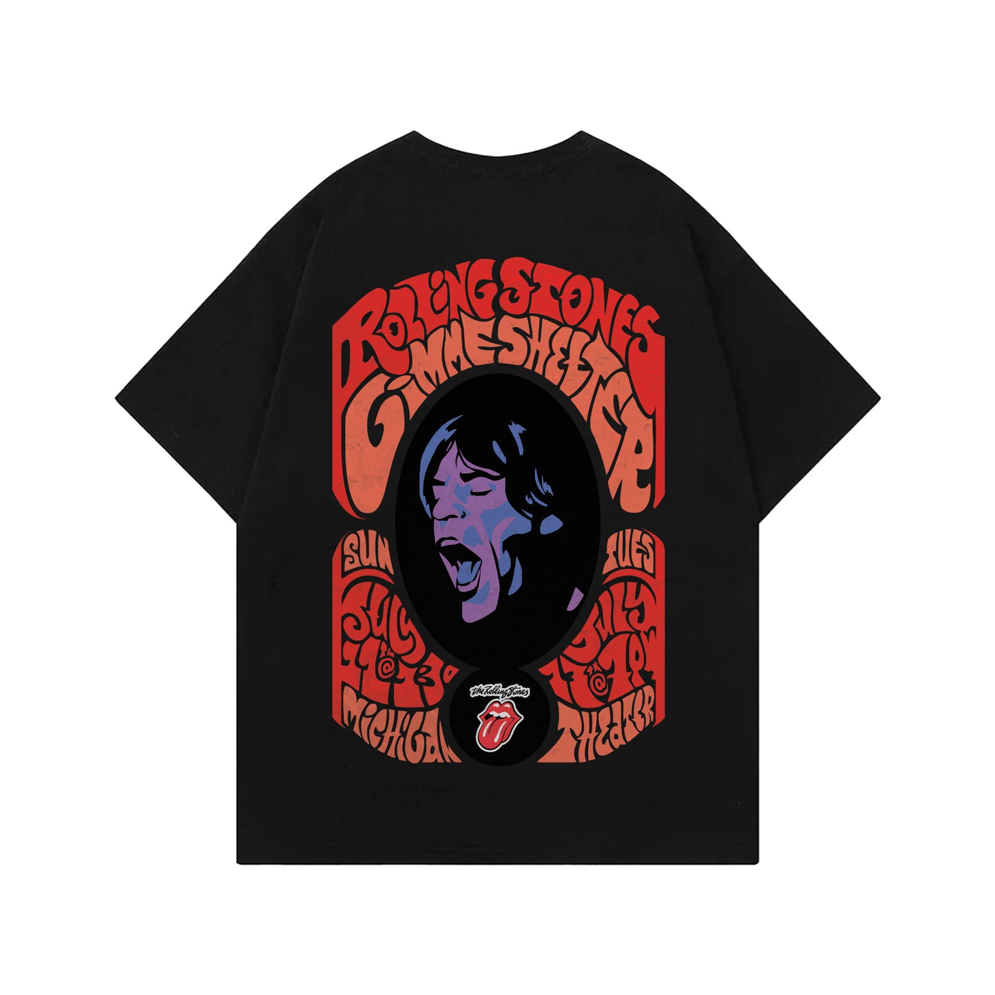 Rolling Stones 2.0 Designed Oversized T-shirt